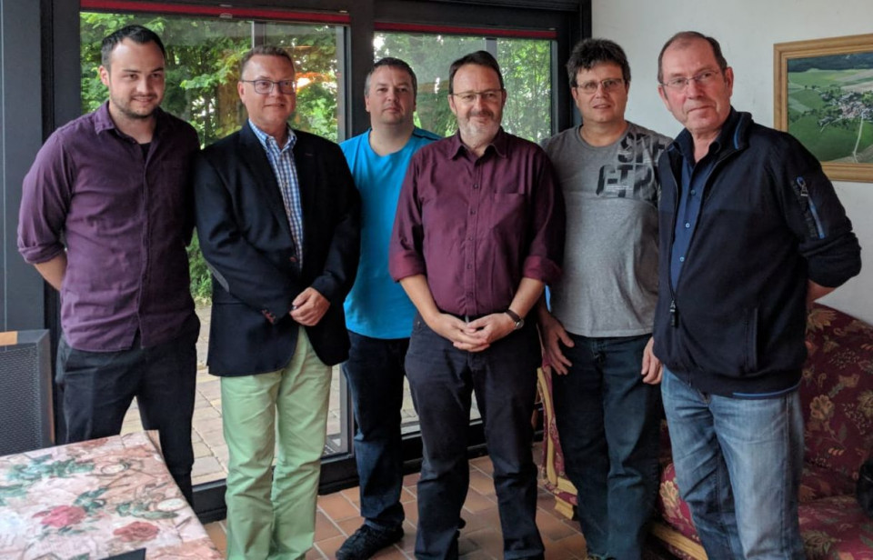 v.l.n.r.: Fabian Birkhold, Thorsten Schulze, Martin Prager, Guido Rieberger, Harald Seeßle, Hans Henner